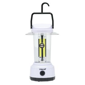 LitezAll 2000 Lumen COB LED Camping Lantern Powered by 4 D Batteries